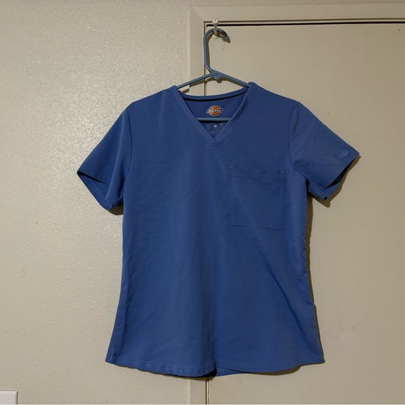 Dickies’s blue scrubs work shirt size small - Picture 1 of 4